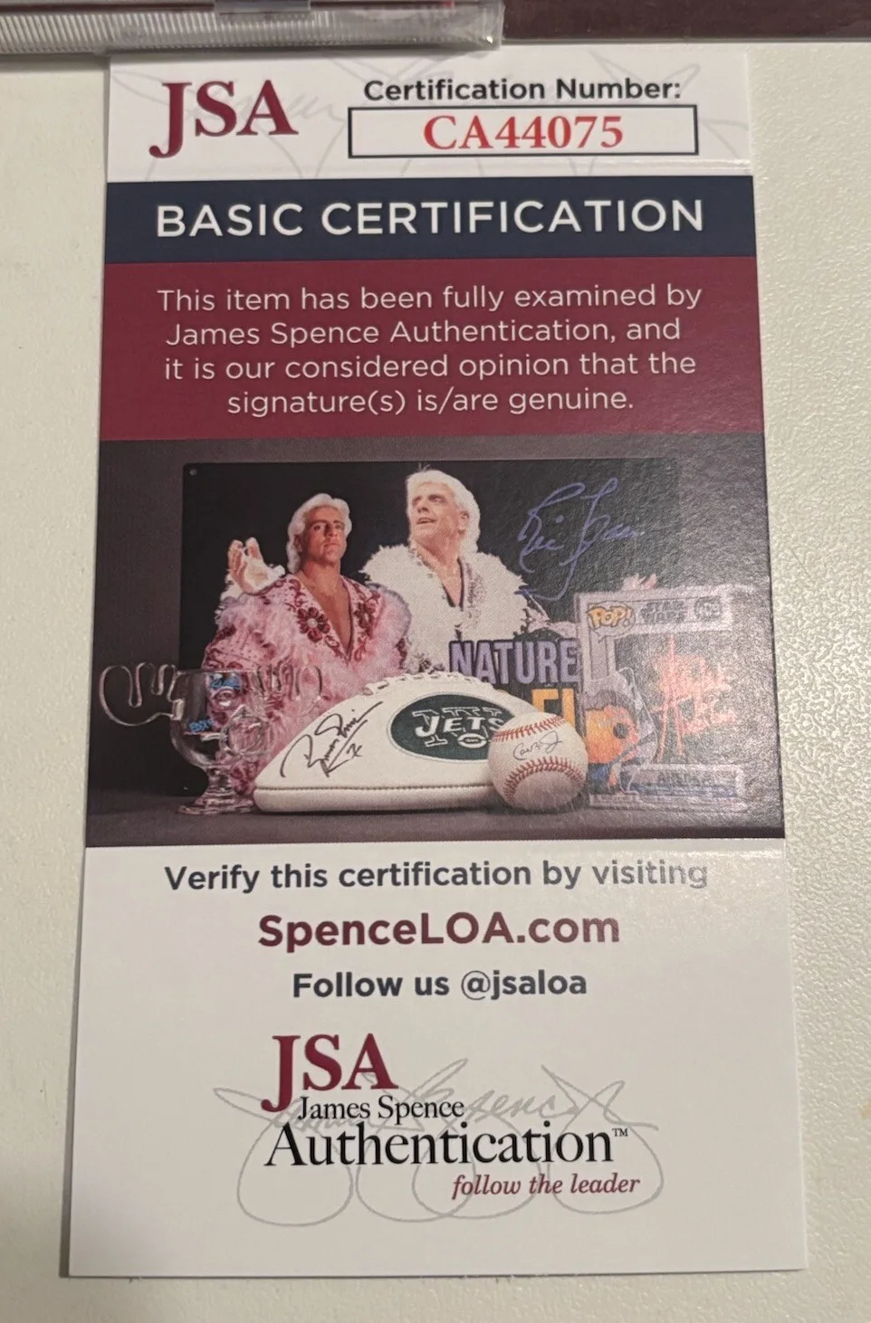 ORVILLE PECK STAMPEDE AUTOGRAPHED SIGNED ART CARD NEW CD JACKET JSA COA CA44075, image 5