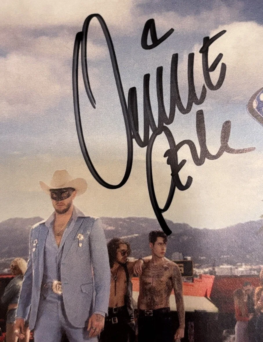 ORVILLE PECK STAMPEDE AUTOGRAPHED SIGNED ART CARD NEW CD JACKET JSA COA CA44087, изображение 3