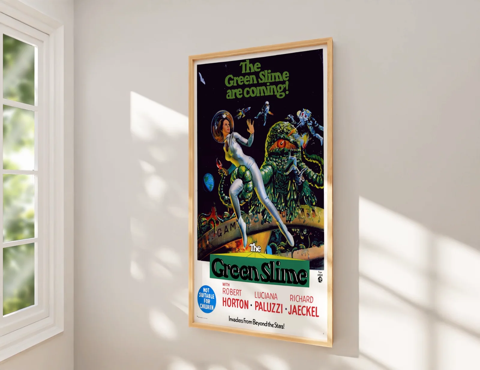 The Green Slime - 1968 Sci-Fi Horror Restored 27.2" x 41" US One Sheet Poster, изображение 2