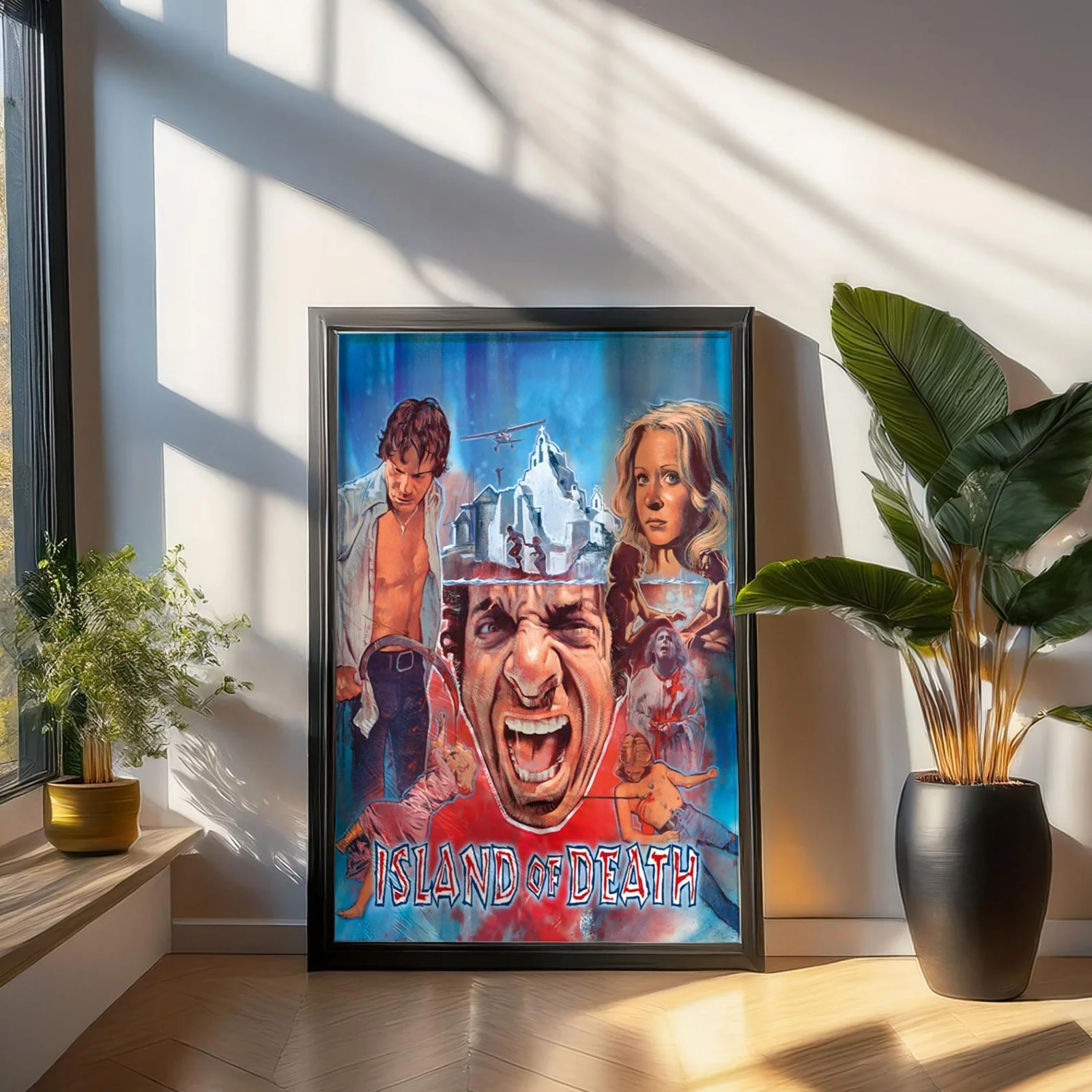 Island Of Death 1976 - Exploitation Restored 27.2" x 41" US One Sheet Poster, image 3