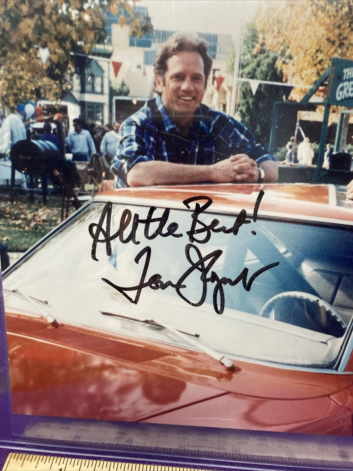 Schneider — The Dukes of Hazzard TV Show 3 Cast Wopat Schneider Enos Autographed, изображение 4