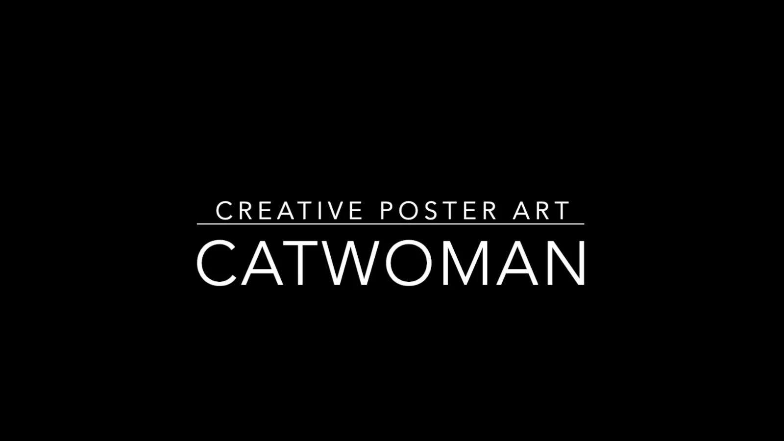 Catwoman Poster | Classic Film Poster | Hand Drawn Artwork, image 2