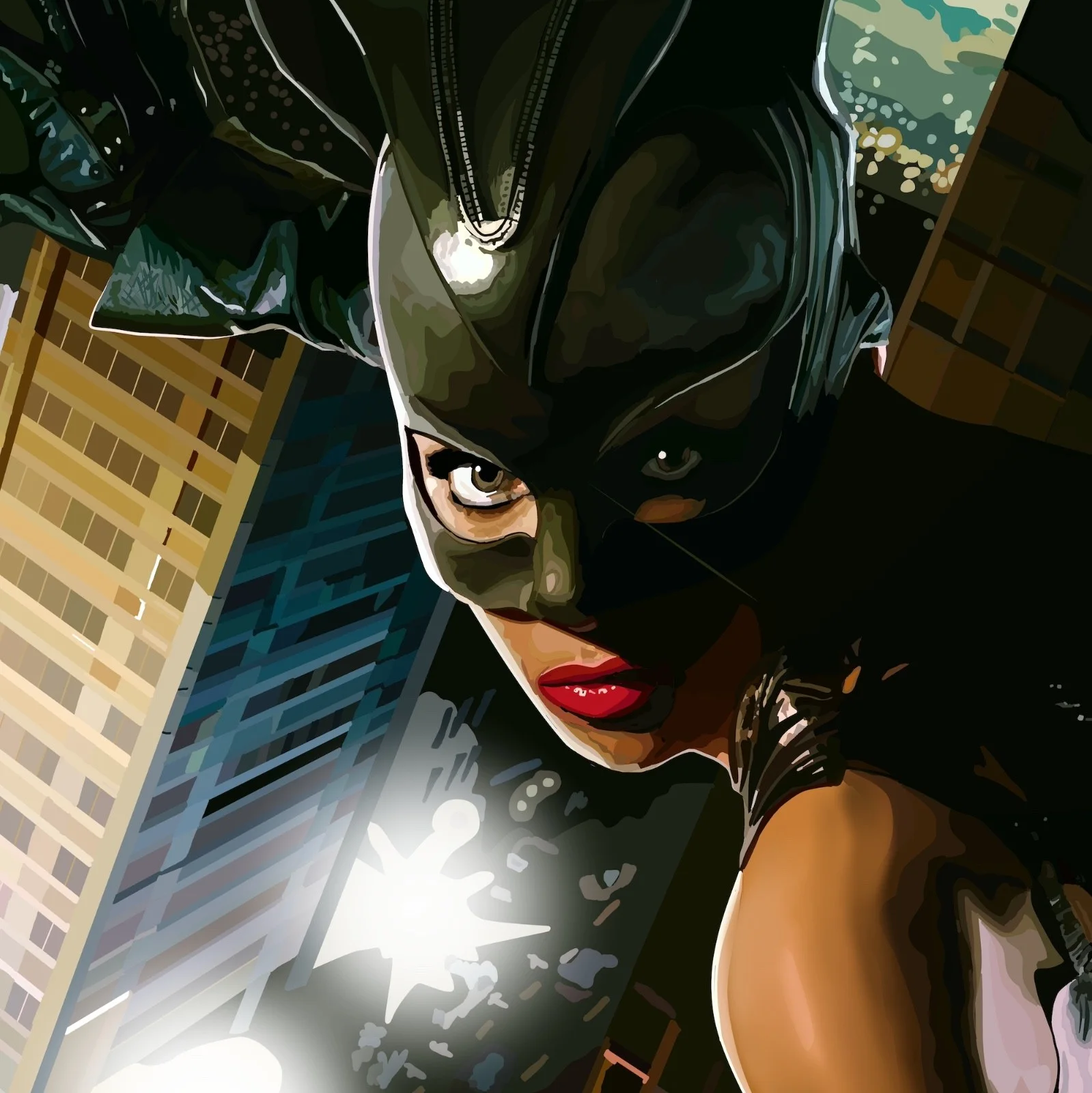 Catwoman Poster | Classic Film Poster | Hand Drawn Artwork, image 3