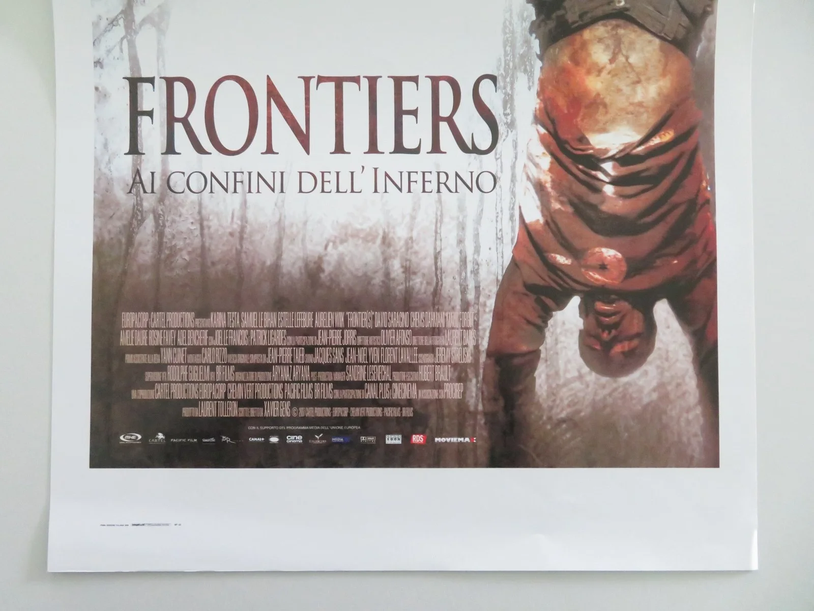 Frontiers- b Italian Locandina Poster Karina Testa Samuel Le Bihan 2007, image 4