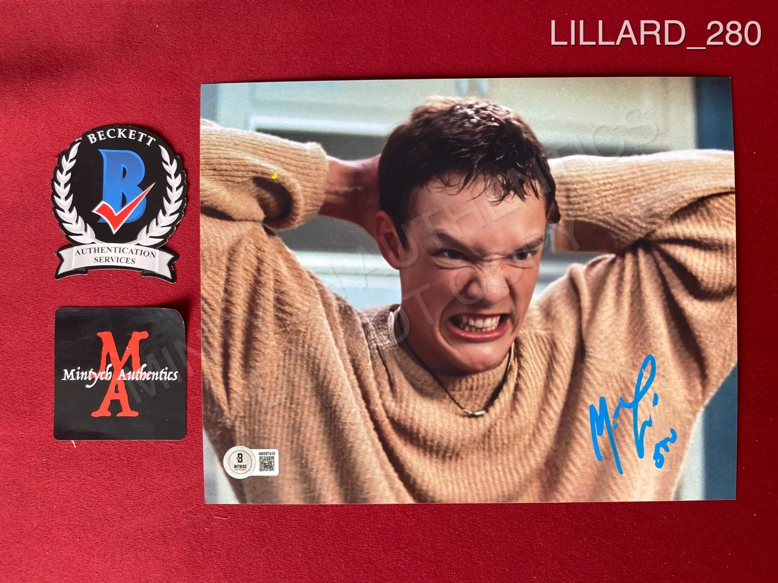 Matthew Lillard — Matthew Lillard autographed signed 8x10 photo Scream Beckett Stu Macher