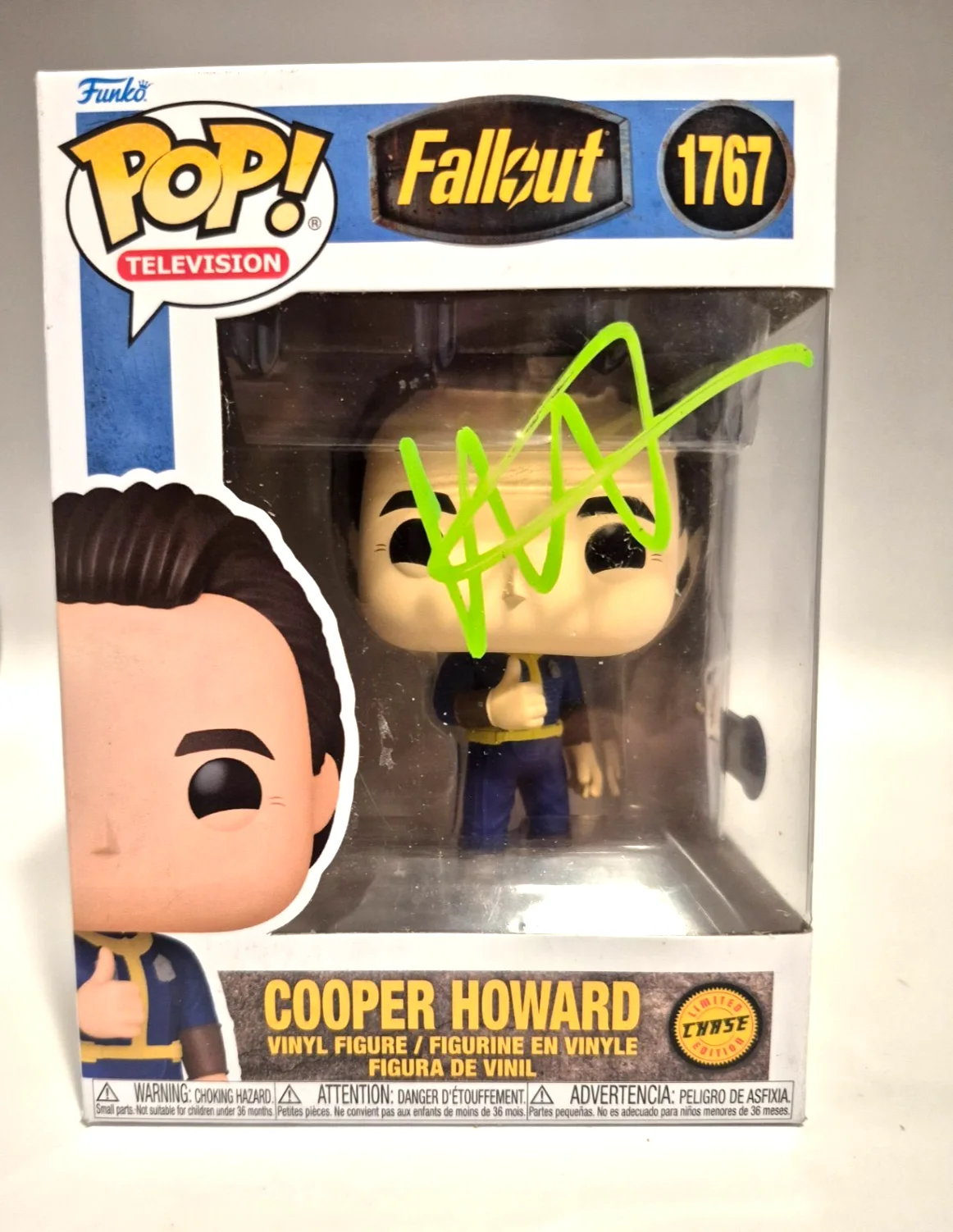 WALTON GOGGINS — WALTON GOGGINS SIGNED AUTO FALLOUT GHOUL COOPER HOWARD CHASE FUNKO POP BAS COA