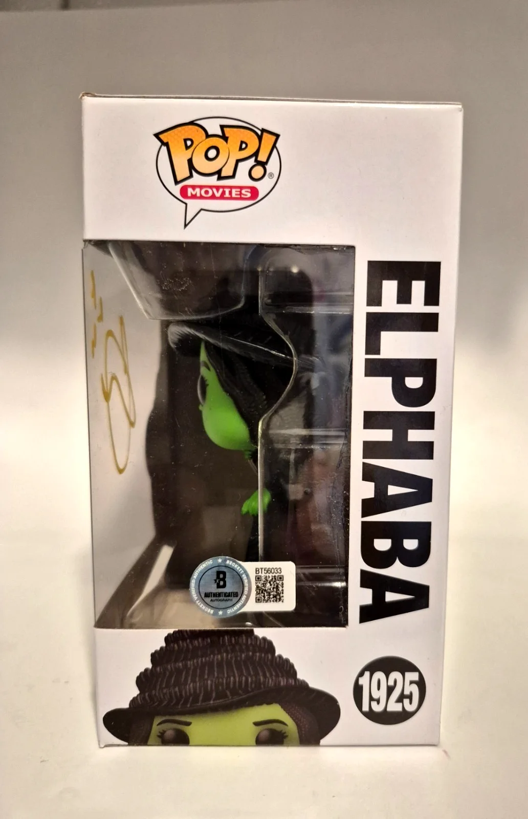 Cynthia Erivo — CYNTHIA ERIVO SIGNED AUTOGRAPH ELPHABA WICKED FUNKO POP ARIANA GRANDE BAS COA, image 3