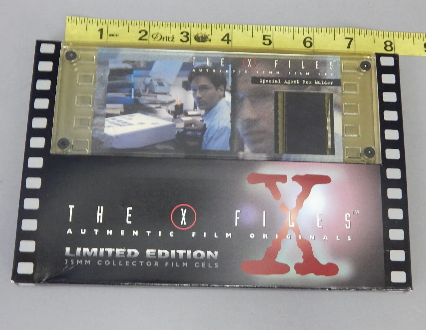 David Duchovny signed 8x10 photograph autograph w X Files Film Cell 3702 CoA Lot, изображение 5