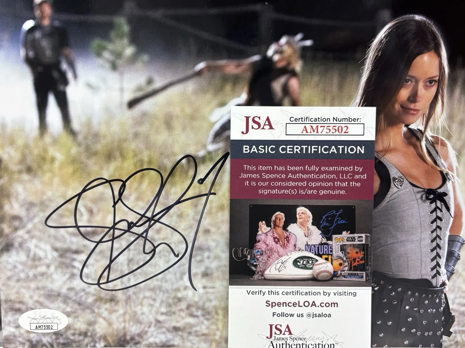 Summer Glau — Summer Glau Autograph 8x10 Glossy Photo Knights of Badassdom Movie Auto JSA COA, изображение 3