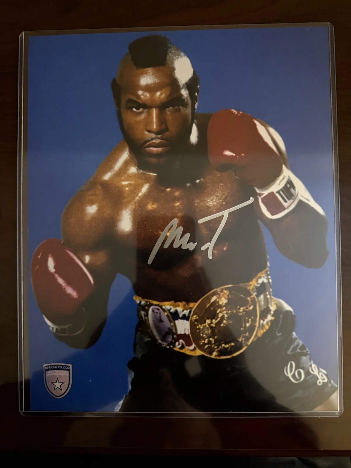 Mr. T — Mr. T Hand Signed In Person Rocky 8x10 Autograph Clubber Lang Rare Official Pix, изображение 2