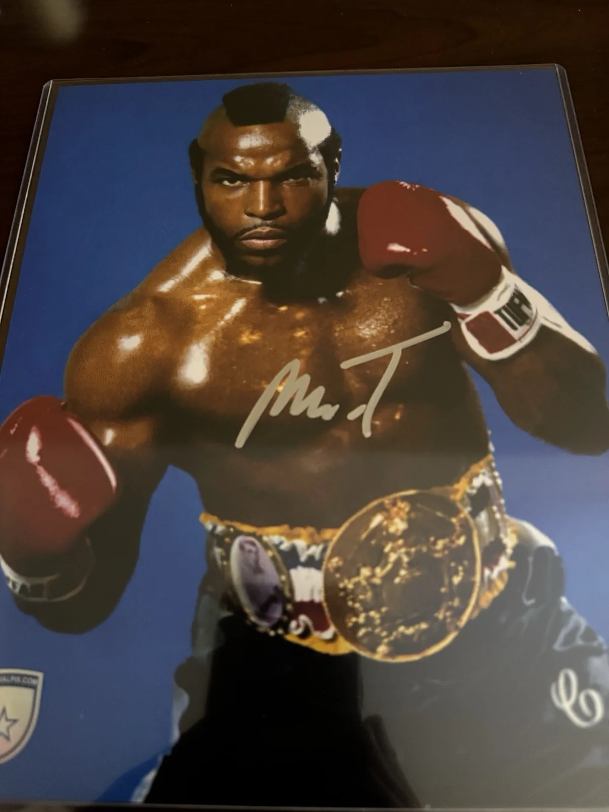 Mr. T — Mr. T Hand Signed In Person Rocky 8x10 Autograph Clubber Lang Rare Official Pix, изображение 3