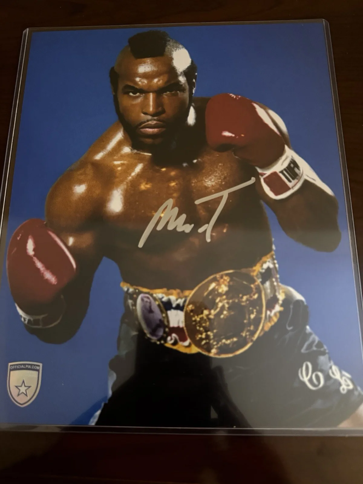 Mr. T — Mr. T Hand Signed In Person Rocky 8x10 Autograph Clubber Lang Rare Official Pix, изображение 4