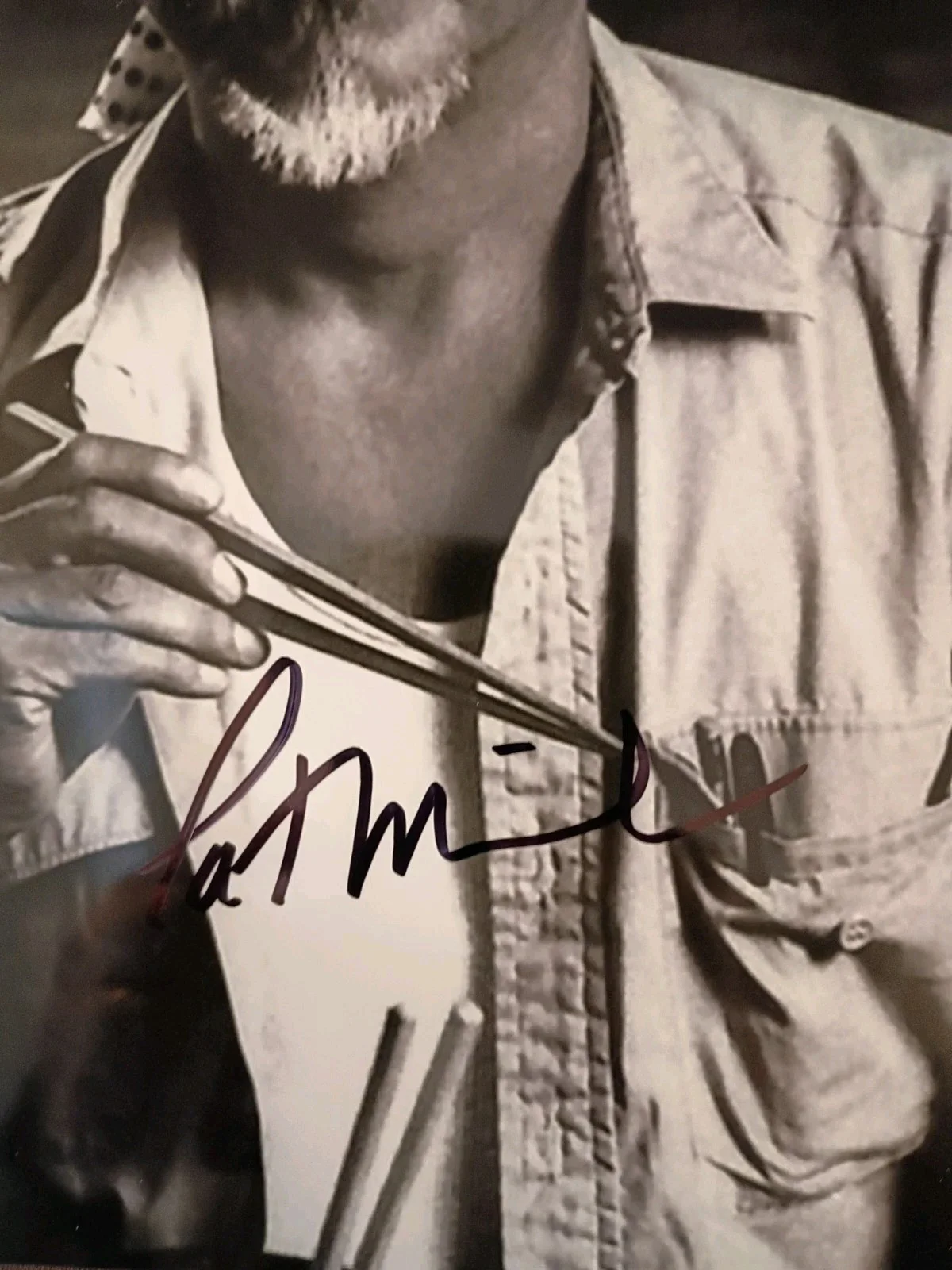 Pat Morita — Pat Morita Karate Kid Signed 8x10 with COA, image 3