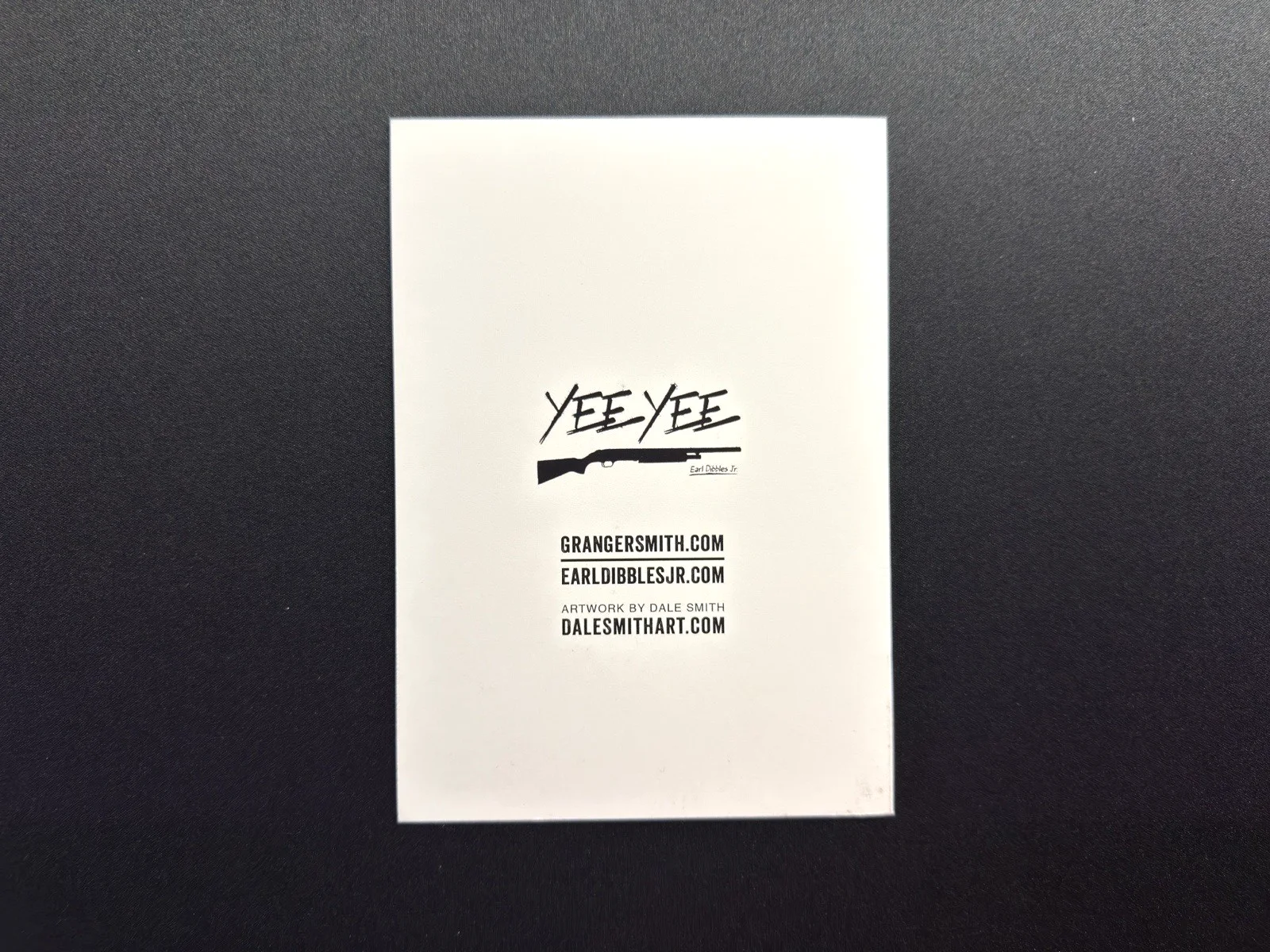 GRANGER SMITH Signed Autograph Yee Yee Earl Dibbles Jr. Christmas Card, image 5