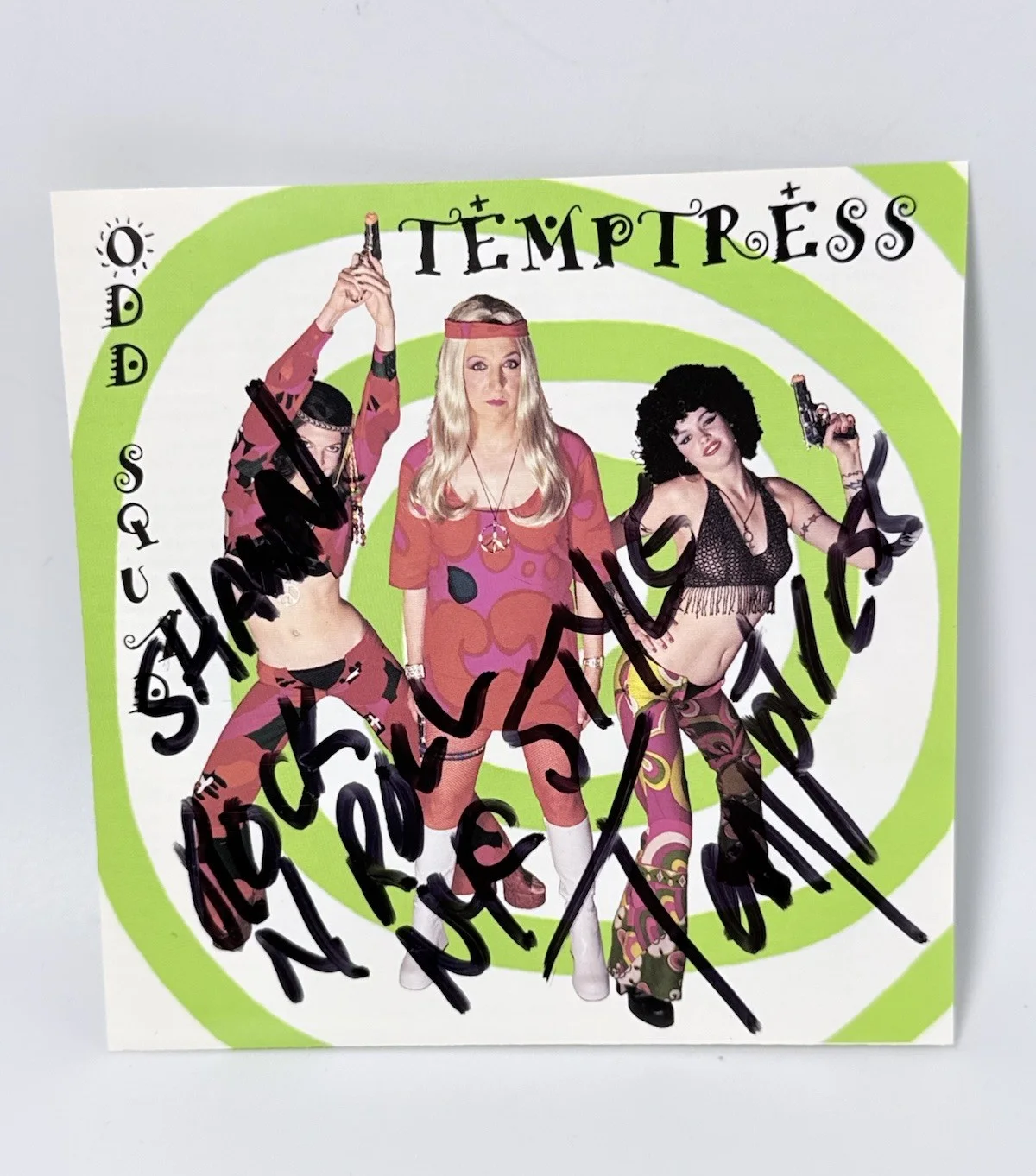 Odd Squad Temptress CD Signed Autographed Indie Rock HO Records Album, изображение 4