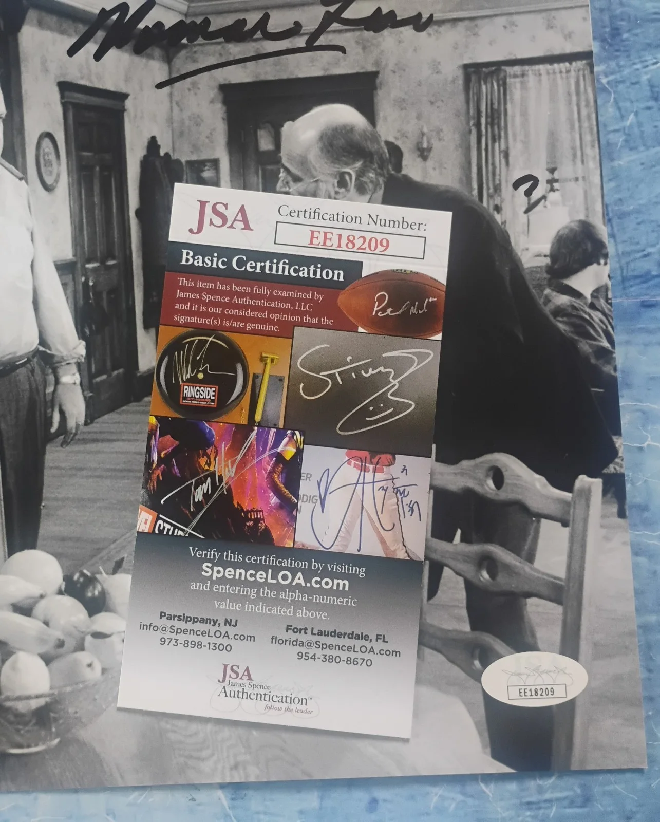 Norman Lear Hand Signed 8x10 Photo JSA COA All In The Family NO US TARIFFS, изображение 4