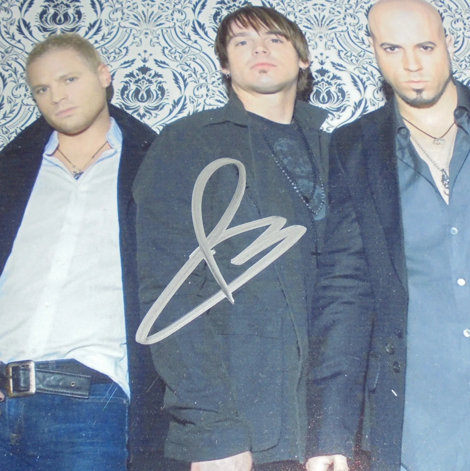 Daughtry Band Autographed Signed 12" x 9" Photo Autograph Chris American Idol, image 5