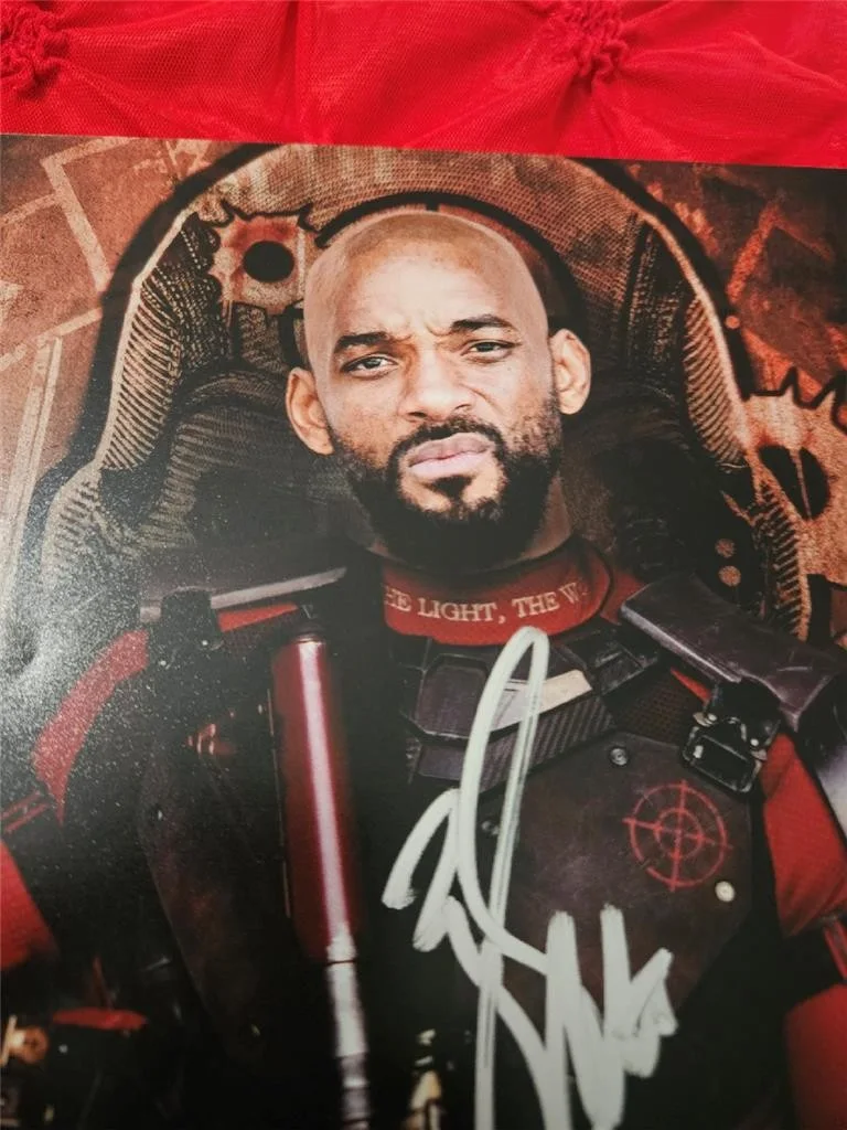 WILL SMITH — WILL SMITH AS DEADSHOT HAND SIGNED AUTOGRAPHED 8X10 PHOTO SUICIDE SQUAD W/ COA, изображение 3