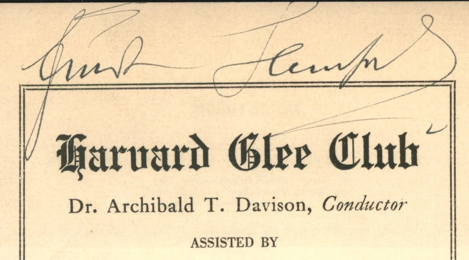 Frieda Hempel Autographed 1922 Program, изображение 2