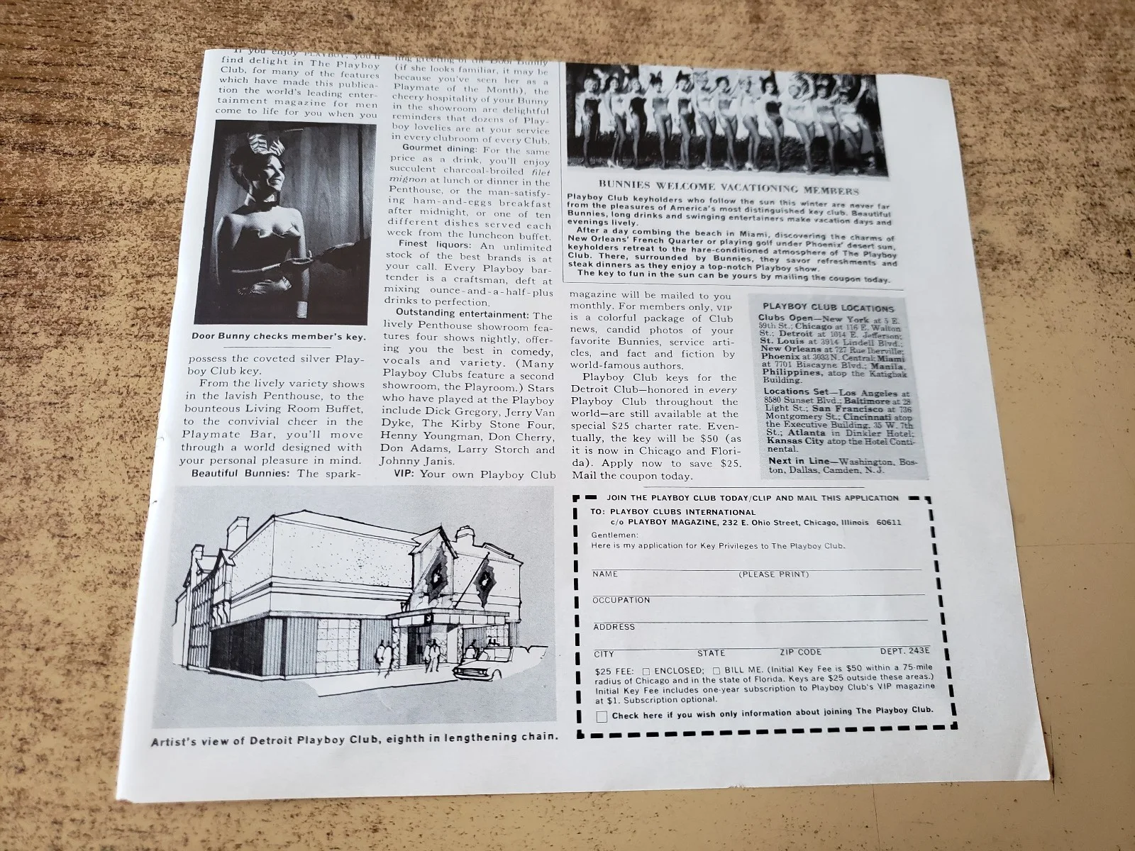 autographed ethel ennis magazine page promo for 1964 ethel ennis album 8" x 7.25, изображение 2