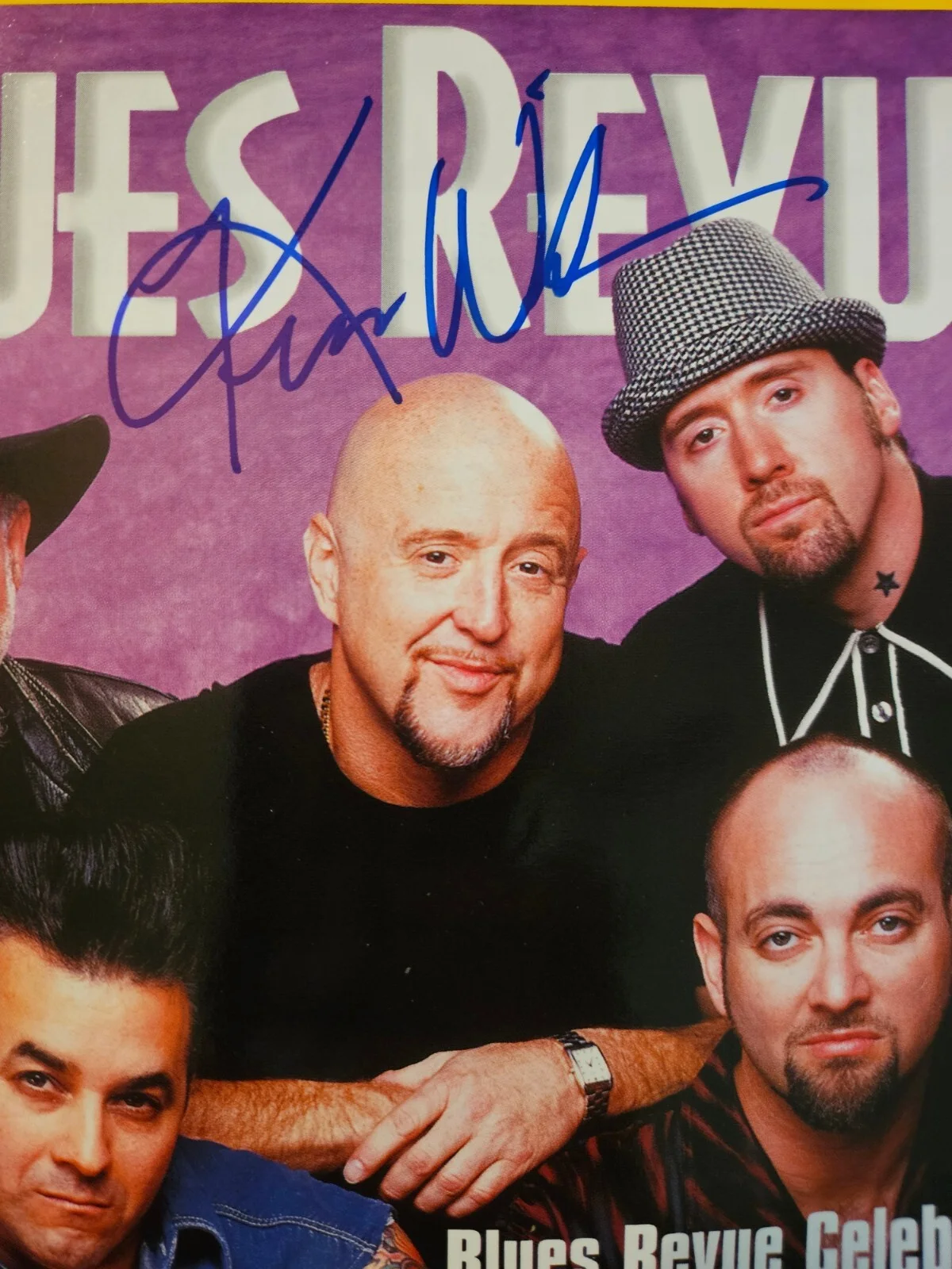 Fabulous Thunderbirds Signed Blues Review Magazine, image 2
