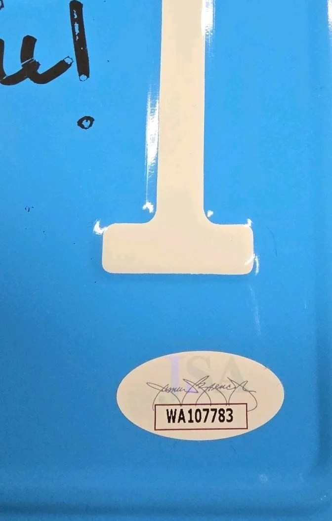 Ari lehman — ARI LEHMAN Autographed License Plate. JSA, image 4