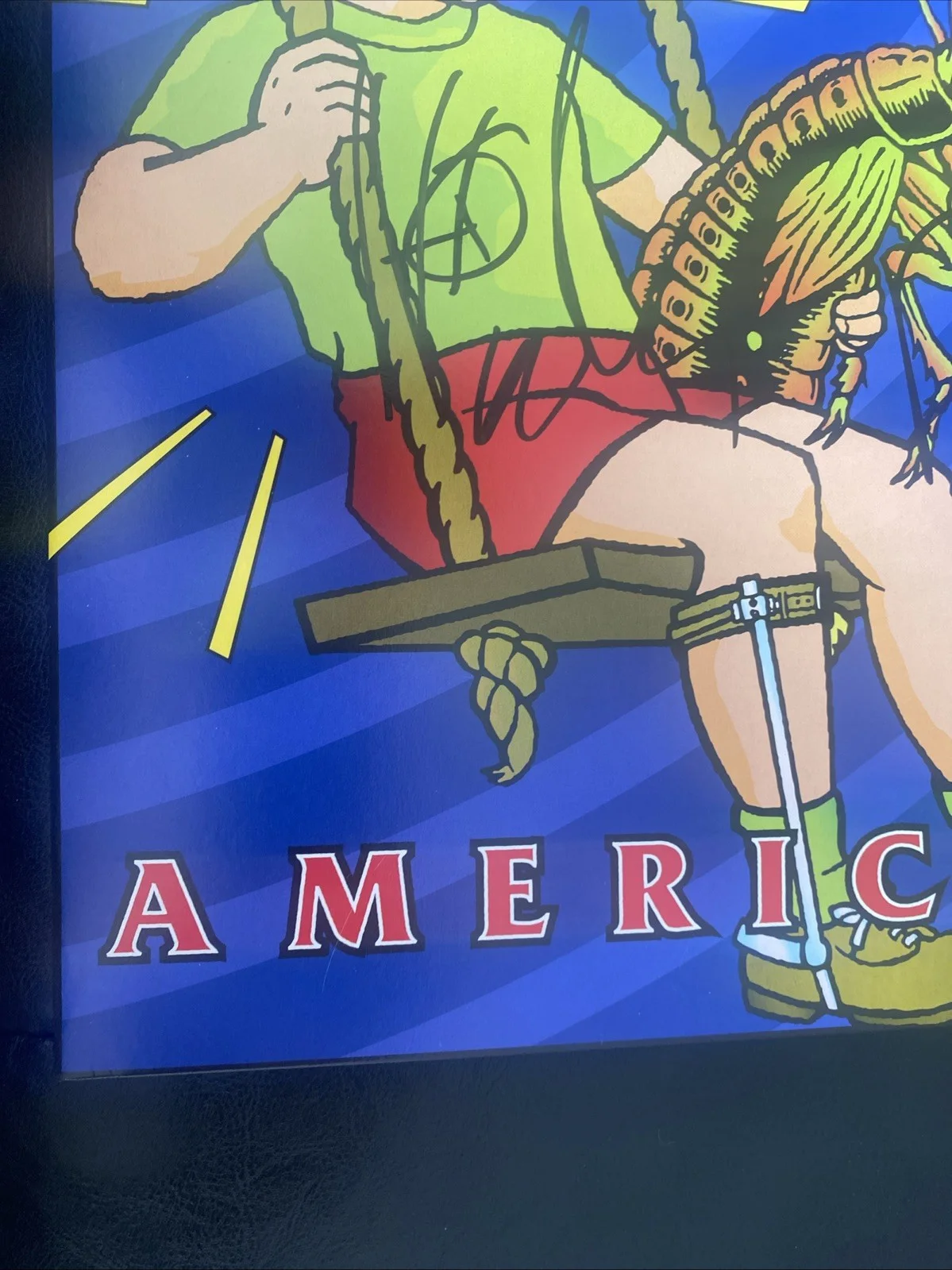The Offspring Americana Signed Vinyl (noodles & Dexter), изображение 5