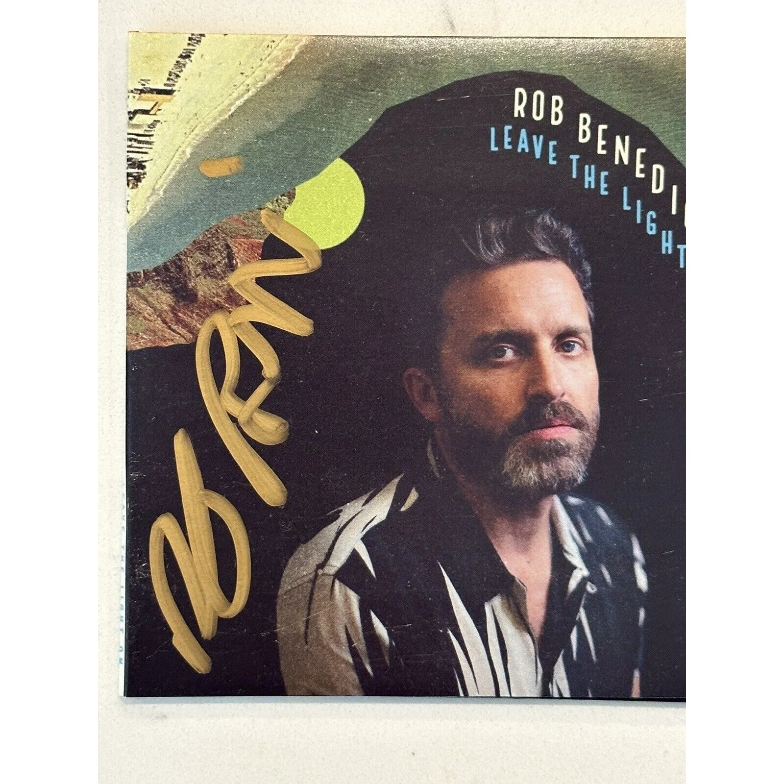 Rob Benedict - Leave The Light On Signed / Autographed Cd, image 2