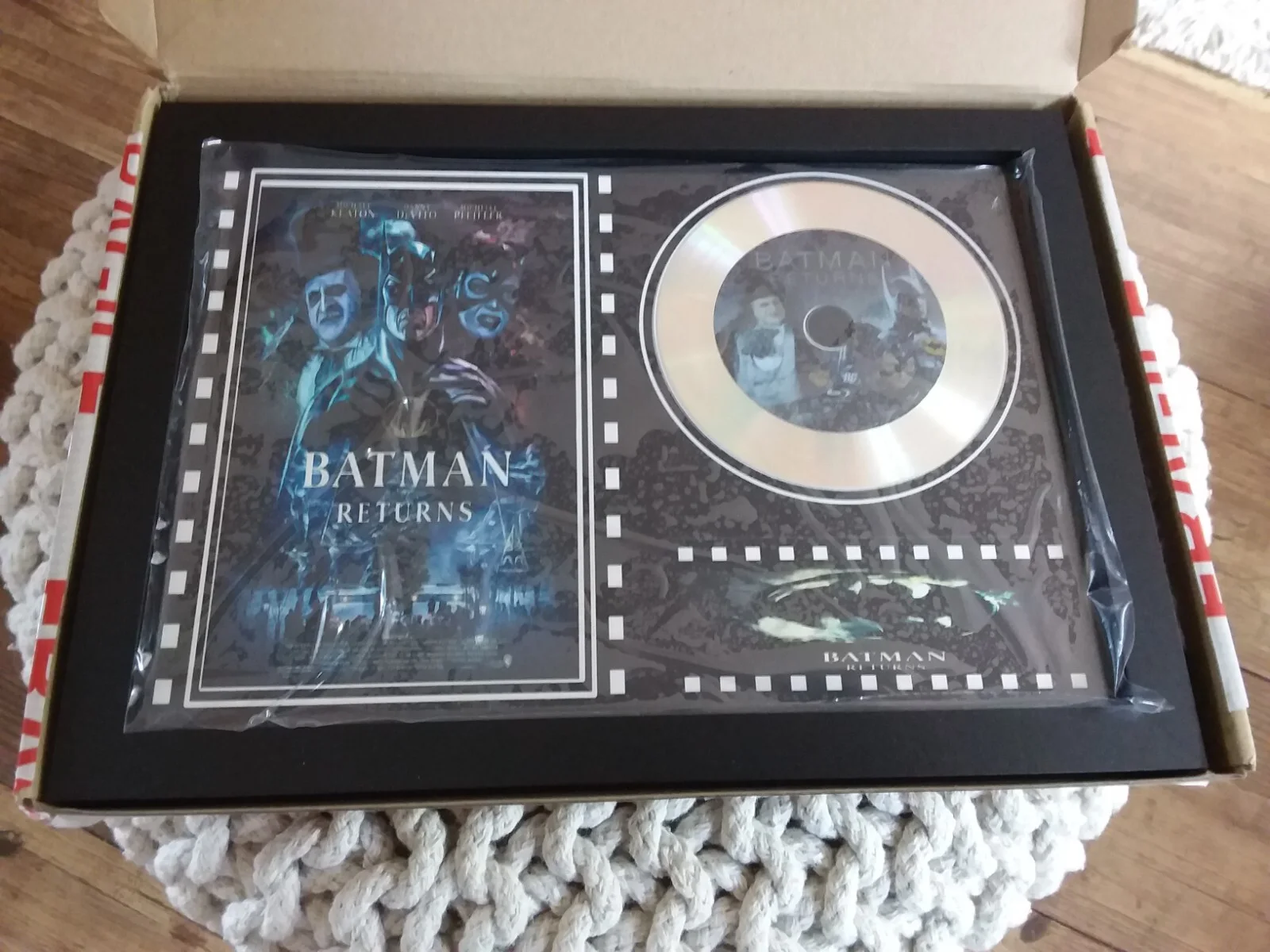 BATMAN RETURNS - 12.5"x9.5" - Framed Silver Disc Film Display - TIM BURTON 🎬 🎁, image 5