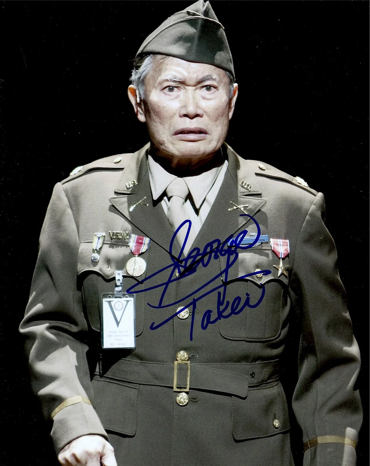 George Takei — George Takei signed Allegiance 8x10 Photo in person. Broadway Show