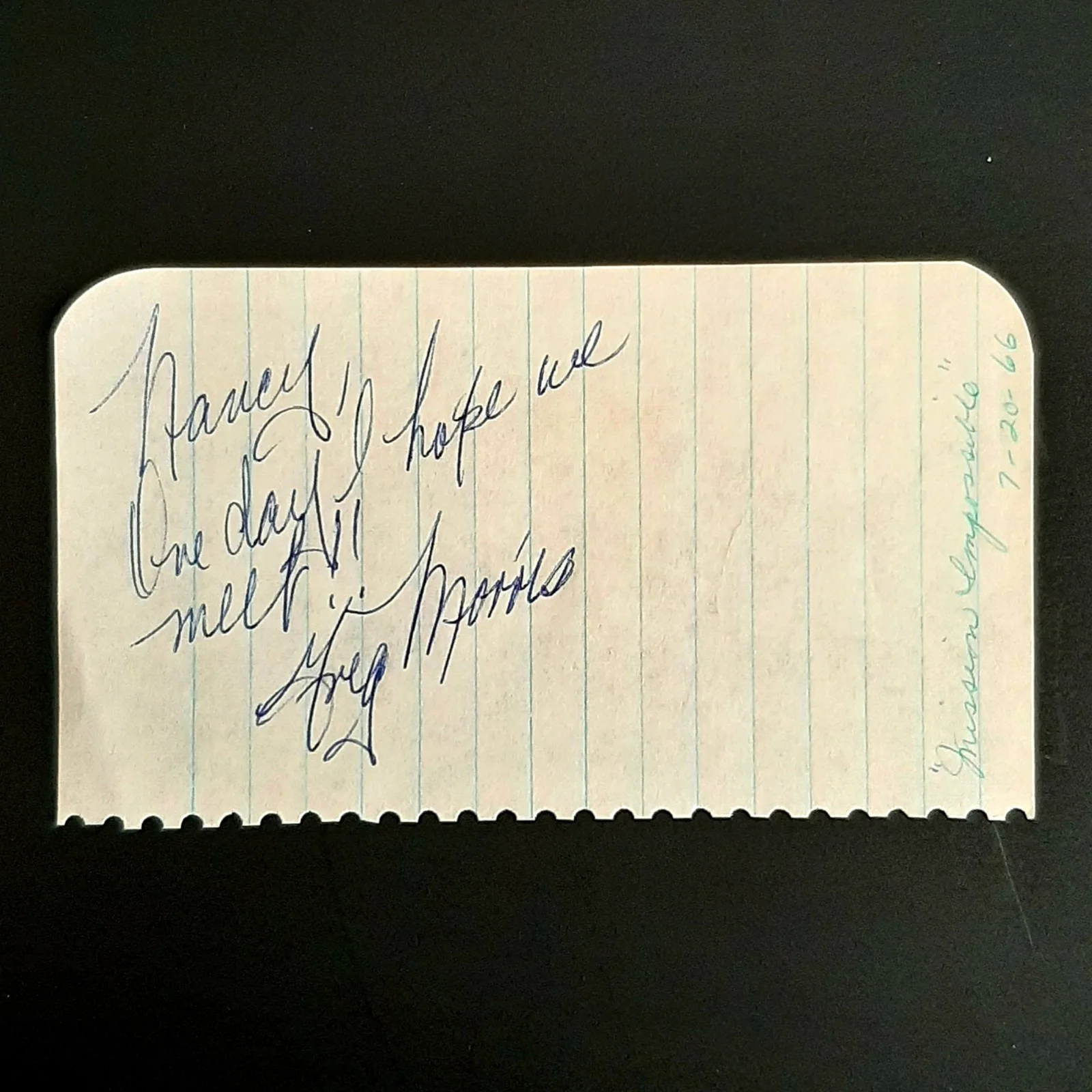 Greg Morris — 1966 Signed Autograph Actor Greg Morris Mission Impossible TV Series Vega$, image 2