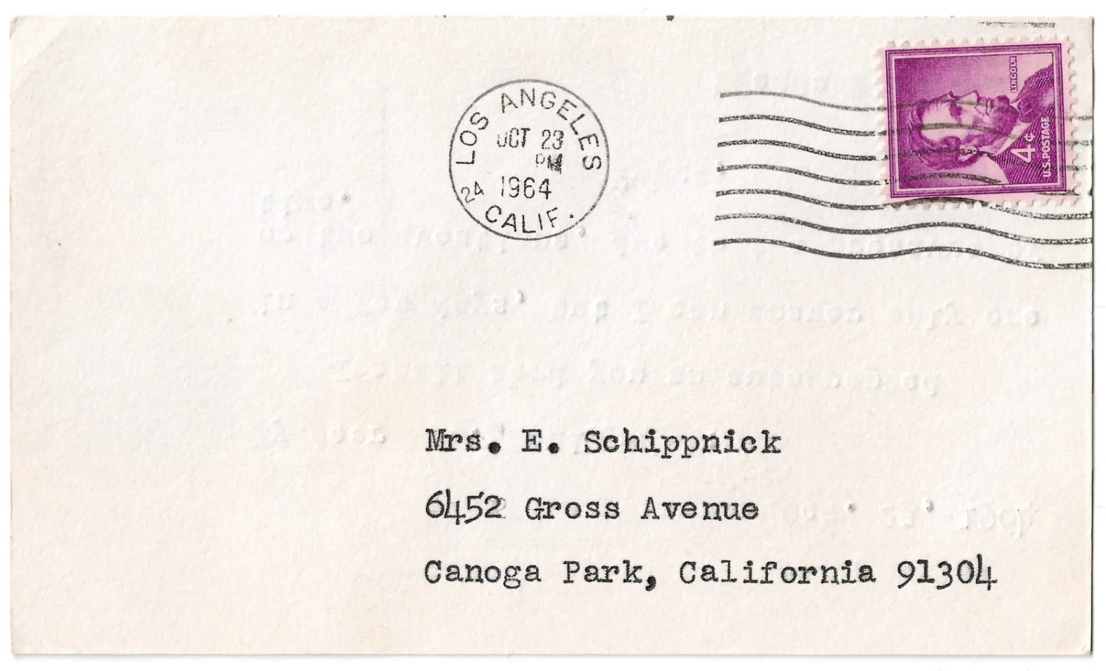 Hedda Hopper — Hand Signed Letterhead Postcard frm Gossip Columnist & Actress Hedda Hopper 1964, изображение 2