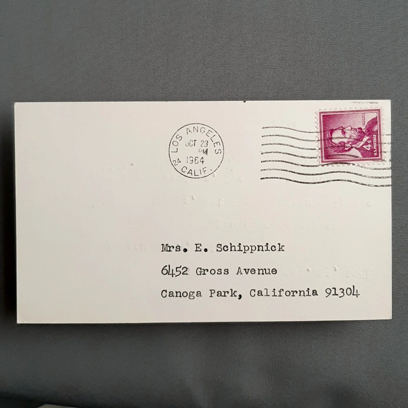 Hedda Hopper — Hand Signed Letterhead Postcard frm Gossip Columnist & Actress Hedda Hopper 1964, изображение 5