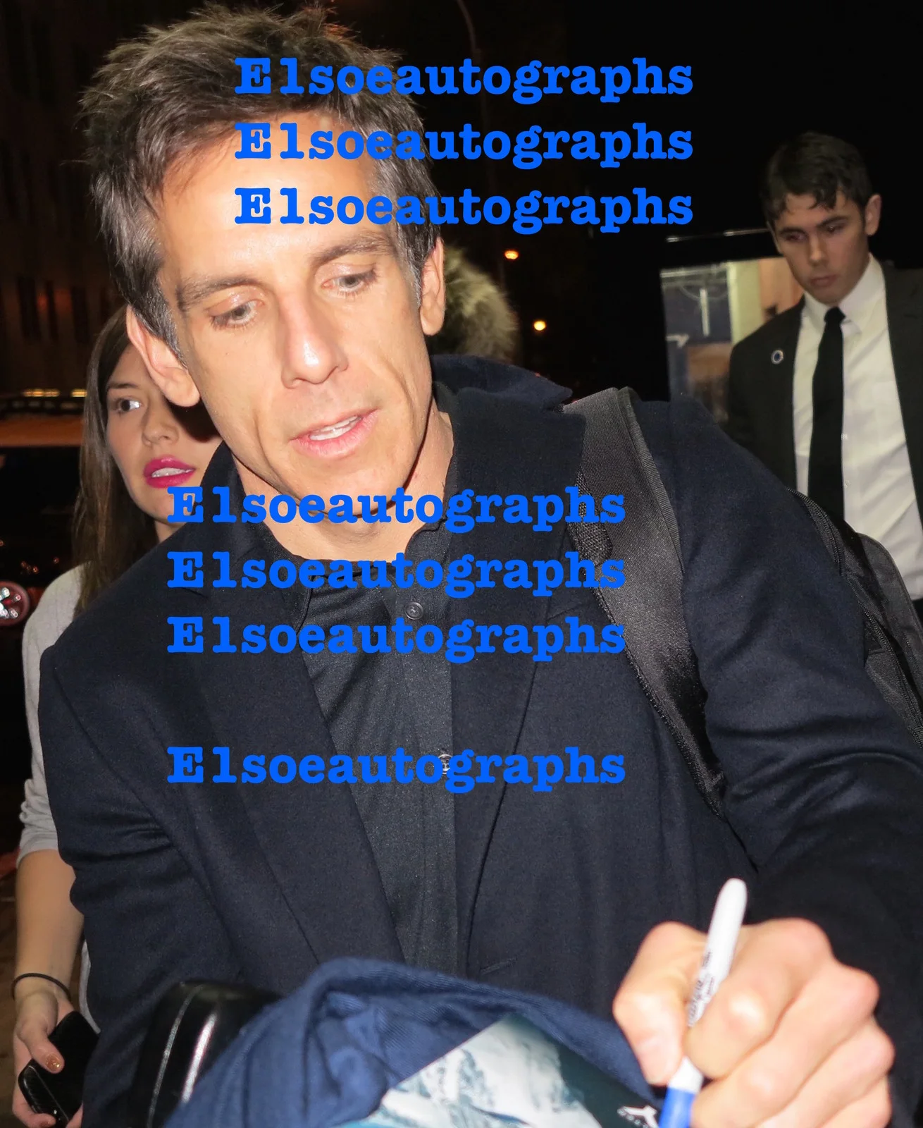 Ben Stiller — Ben Stiller signed Tropic Thunder 8x10 Photo In Person. Proof - Zoolander 2, изображение 2
