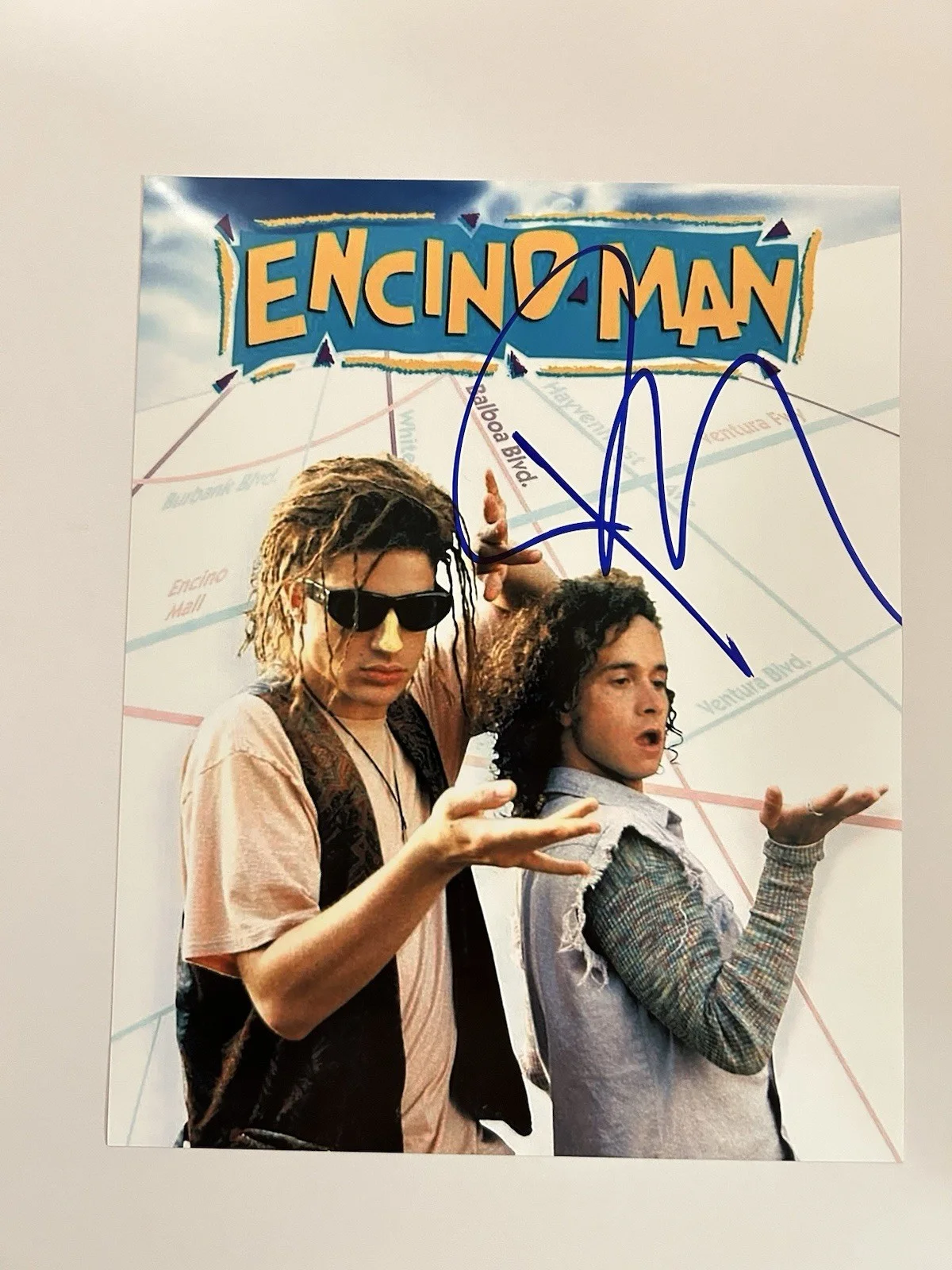 Pauly Shore — The Weasel Pauly Shore Signed 8x10 Photo Proof Pic Encino man Movie