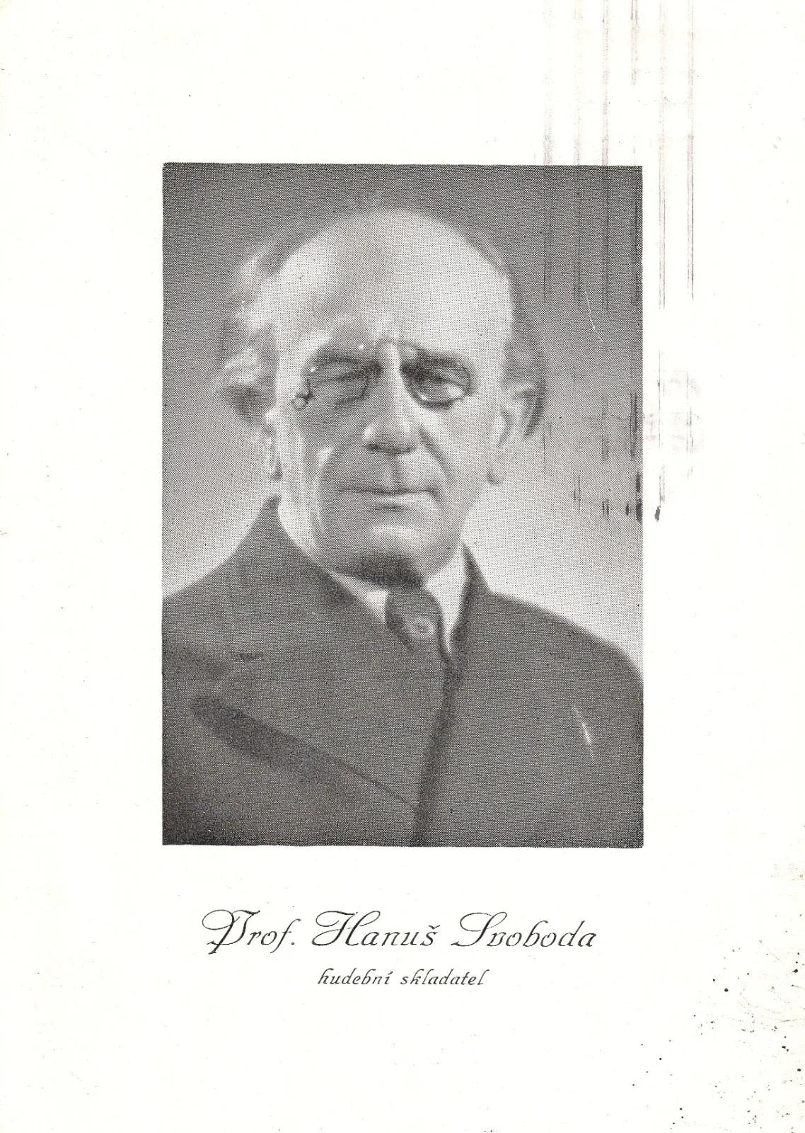 HANUS SVOBODA Czech Composer autographed letter signed on photograph, 1958, image 2