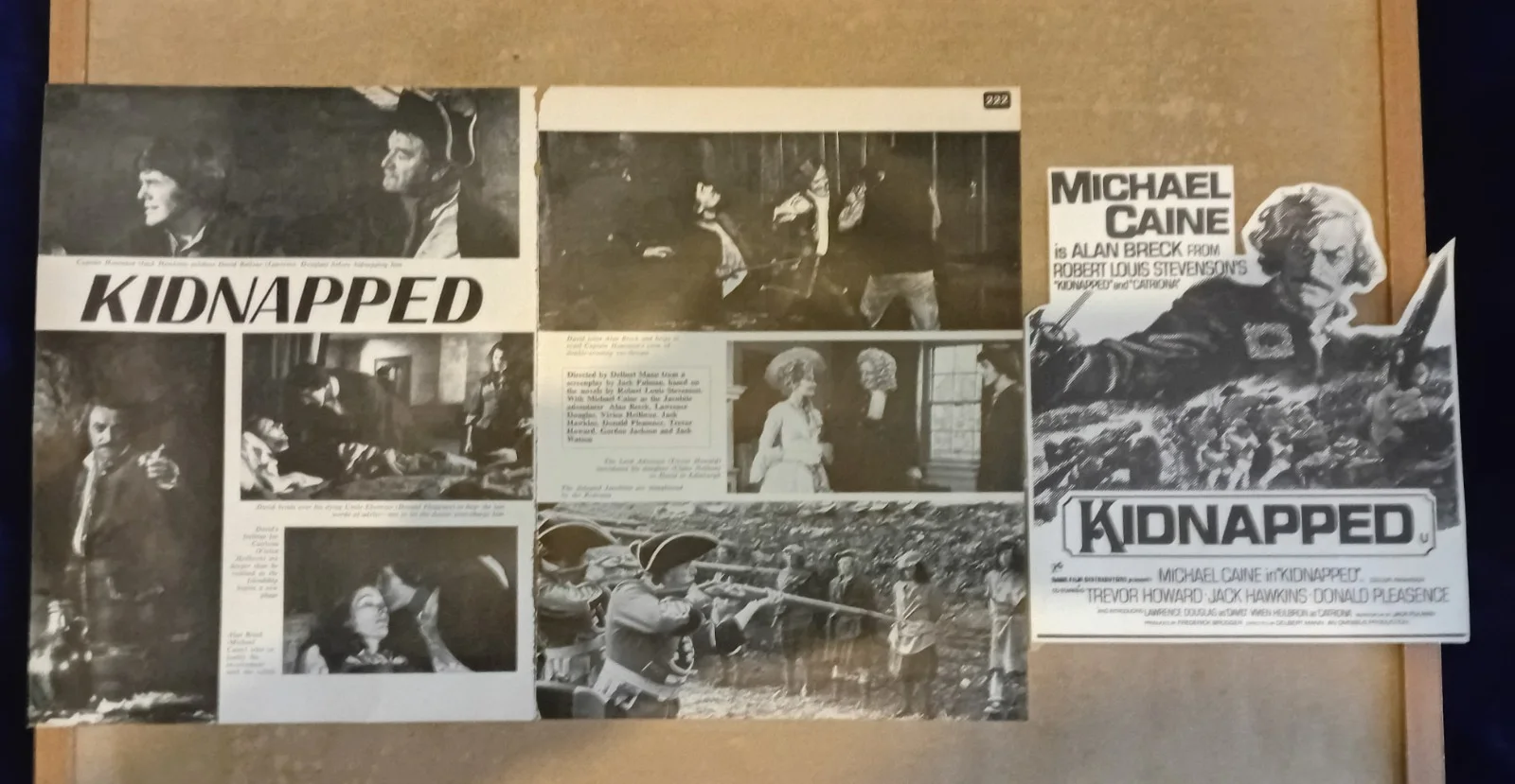 MICHAEL CAINE MAGAZINE + NEWSPAPER CLIPPINGS & MOVIE BOOK, изображение 2