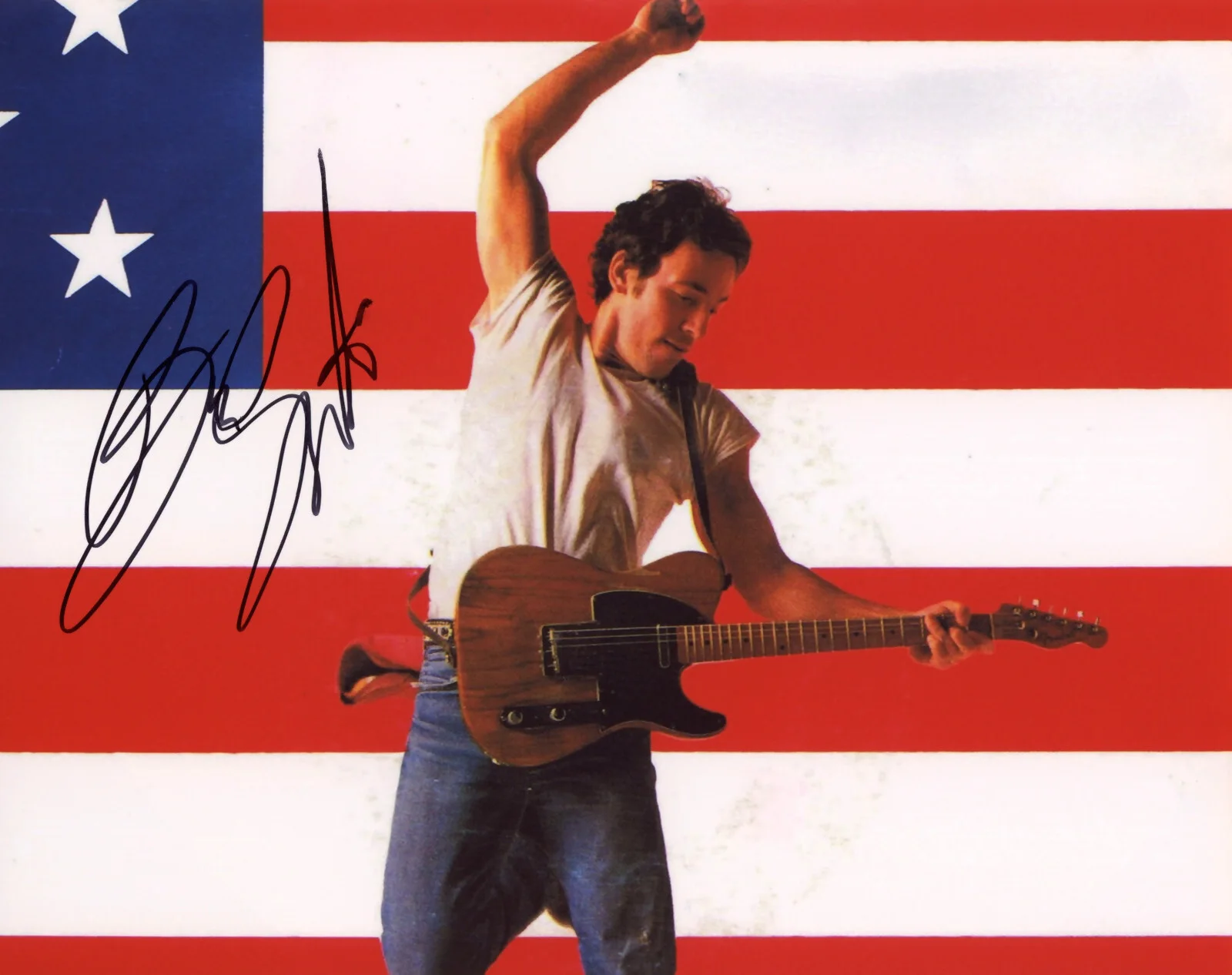 Bruce Springsteen — Bruce Springsteen Signed JSA LOA Autographed 8X10 Born In The USA Photo Auto COA, image 2