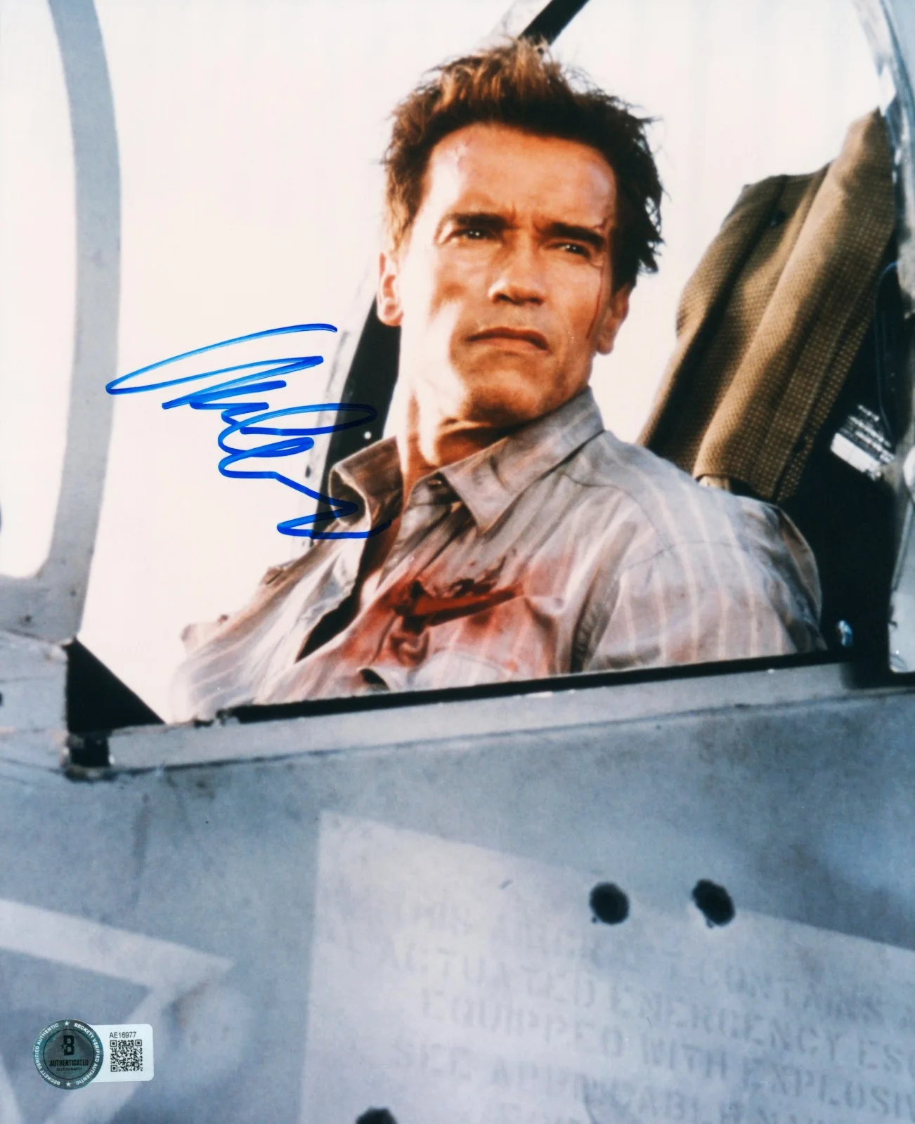 Arnold Schwarzenegger — Arnold Schwarzenegger Signed BAS LOA COA Autographed 8X10 True Lies Photo Auto, изображение 2