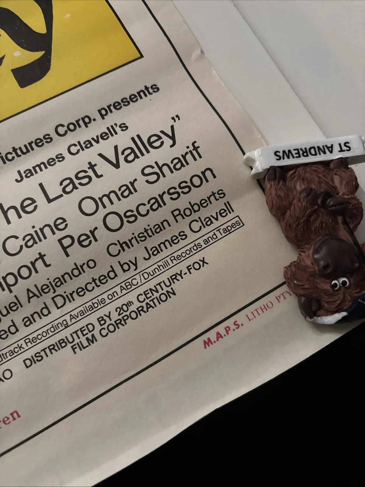 THE LAST VALLEY MOVIE MEMORABILIA- POSTER LOBBY CARDS & MORE, изображение 2