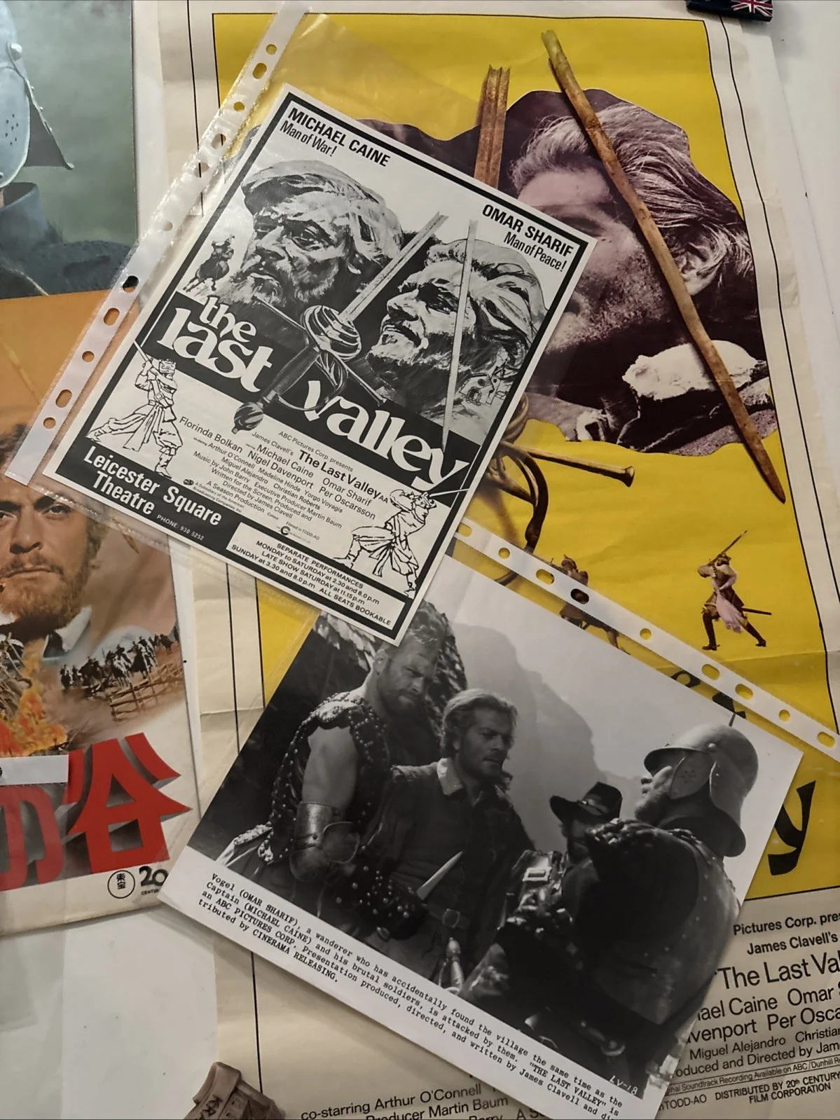 THE LAST VALLEY MOVIE MEMORABILIA- POSTER LOBBY CARDS & MORE, изображение 5
