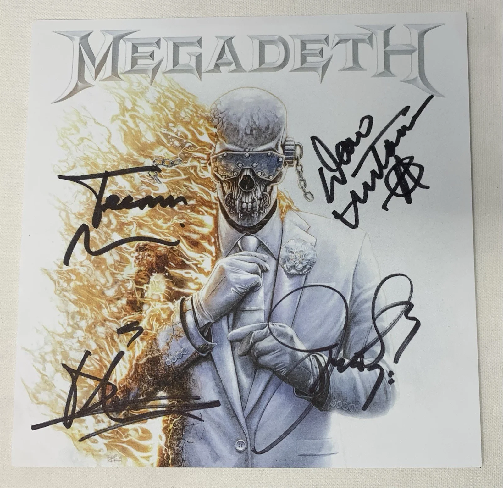 Megadeth Self Titled SIGNED CD Talk Shop Live Exclusive, image 2