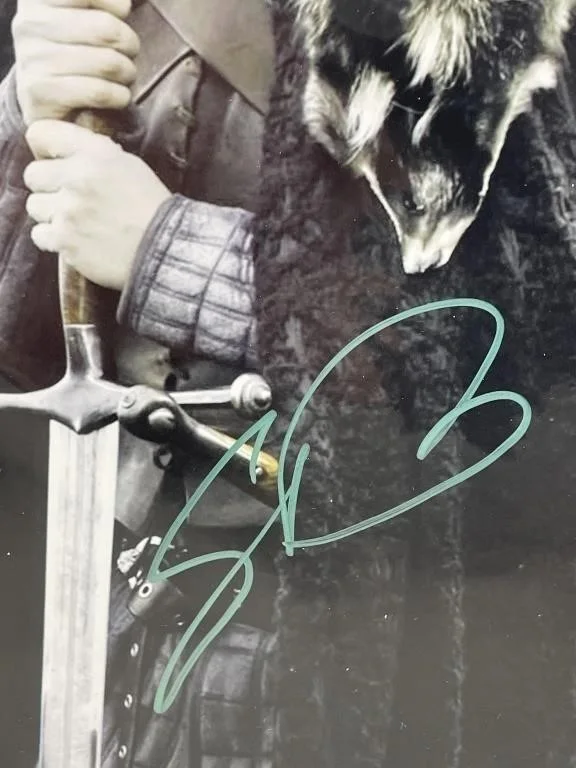 sean bean — LOT Game of Thrones Sean Bean Signed Photo COA + Stark Banner + Comics, image 2