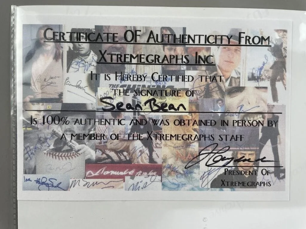 sean bean — LOT Game of Thrones Sean Bean Signed Photo COA + Stark Banner + Comics, image 4