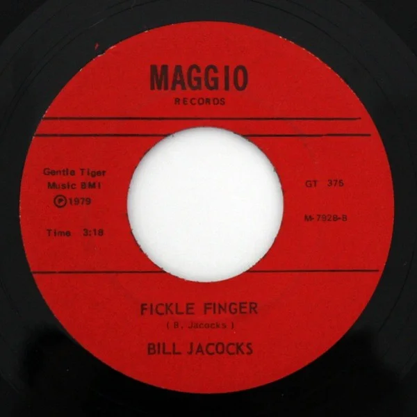 Bill Jacocks - You Are The One / Fickle Finger (7" Single), изображение 3