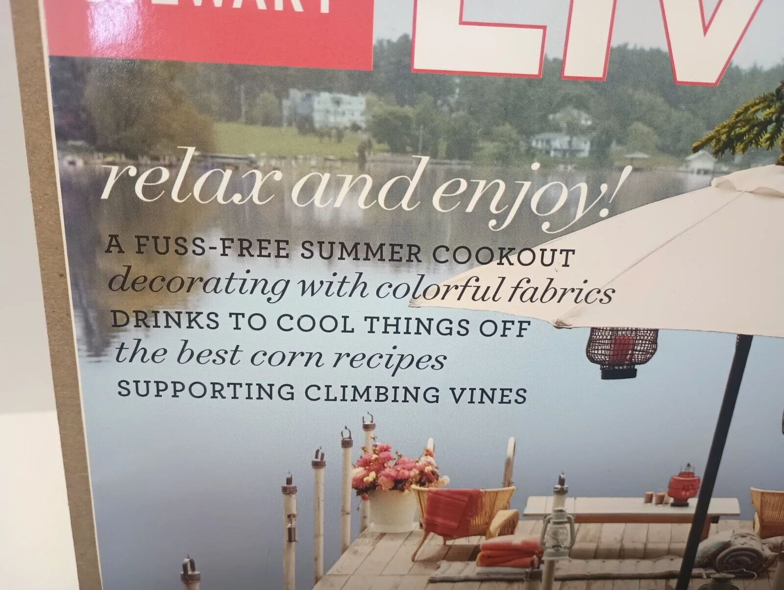 Martha Stewart — VTG Martha Stewart Living Magazine AUGUST 2004 Summer Cookouts - Cooling Drinks!, изображение 4