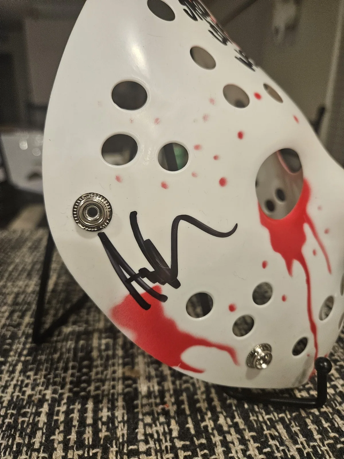 Jason — Friday the 13th Jason Autographed Mask Beckett Authenticated Original, image 2