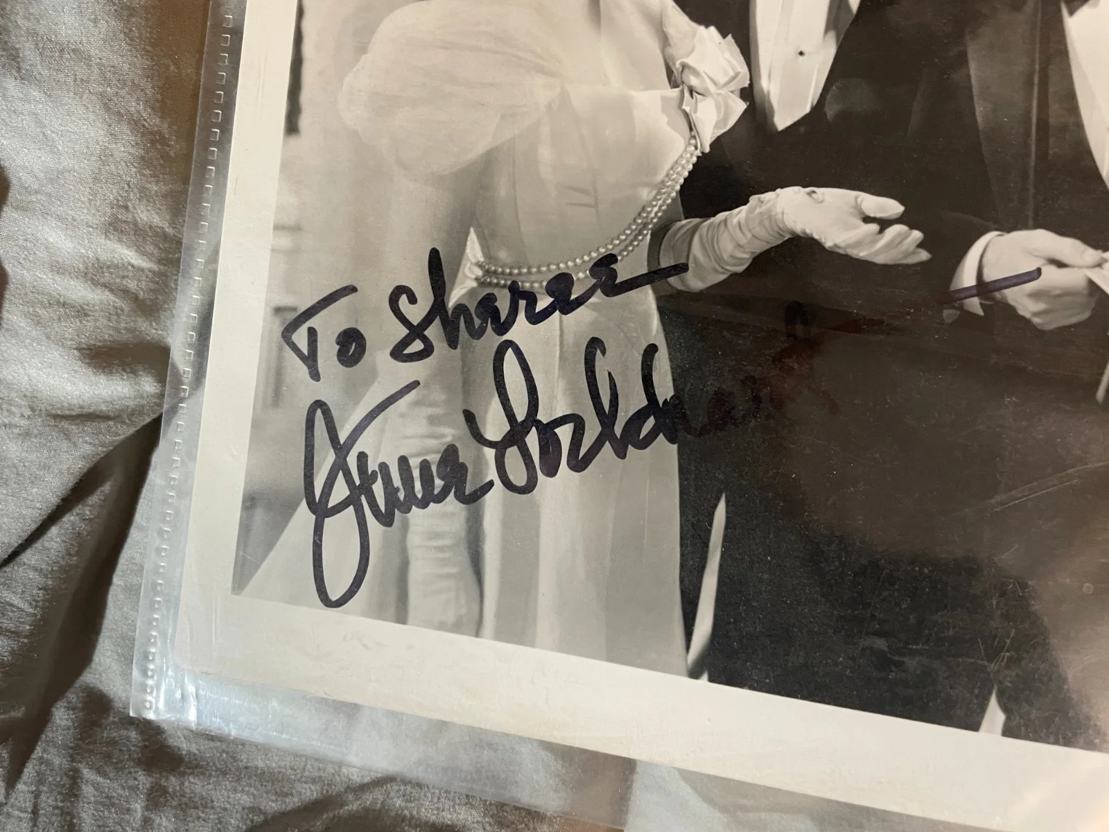 June Lockhart Signed 8" x 10" Photo Black & White Meet Me in St. Louis, image 2