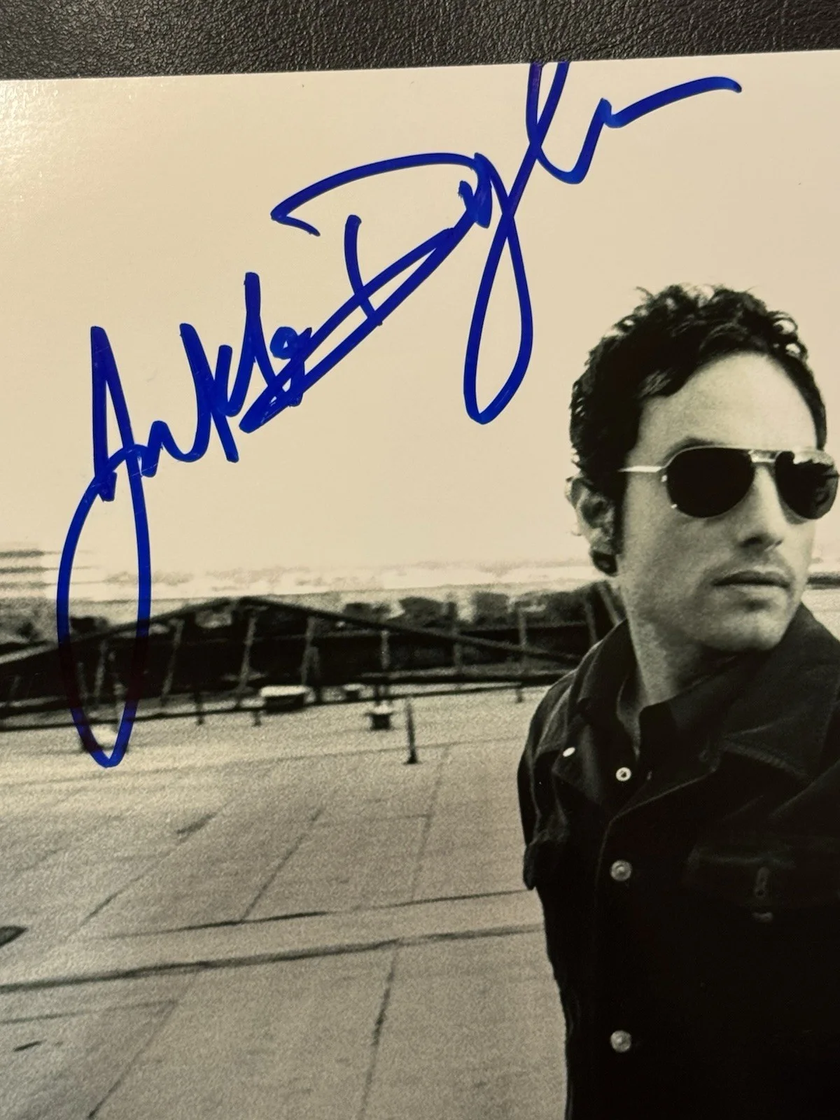 Jakob Dylan Son Of Bob Dylan The Wallflowers Workaholics Signed 8 X 10 Photo JSA, изображение 2