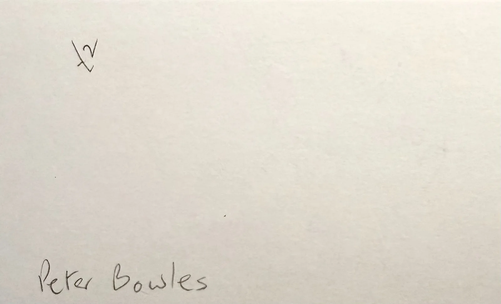 Peter Bowles — PETER BOWLES Autograph Signed 3" x 5" INDEX CARD The Legend of Hell House STIGMA, изображение 4